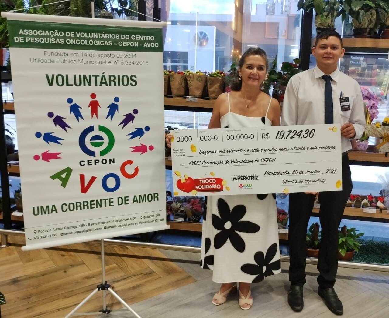 Rede Imperatriz entrega recursos do Troco Solidário a instituições filantrópicas