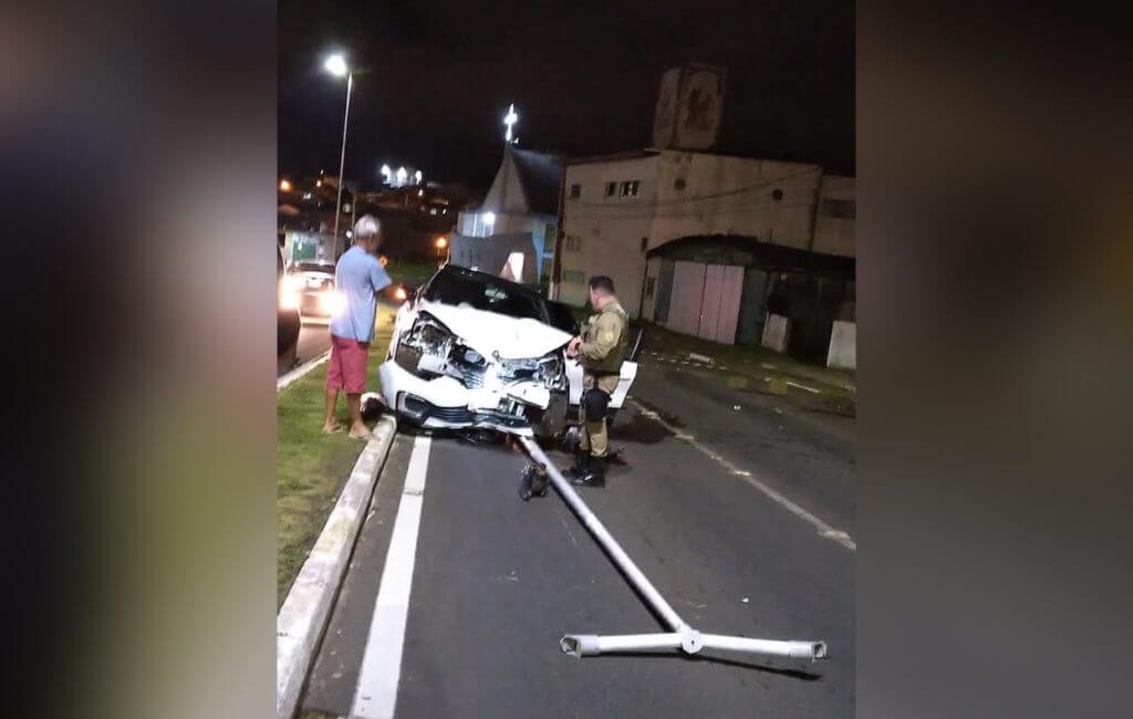 Acidente deixou uma pessoa ferida