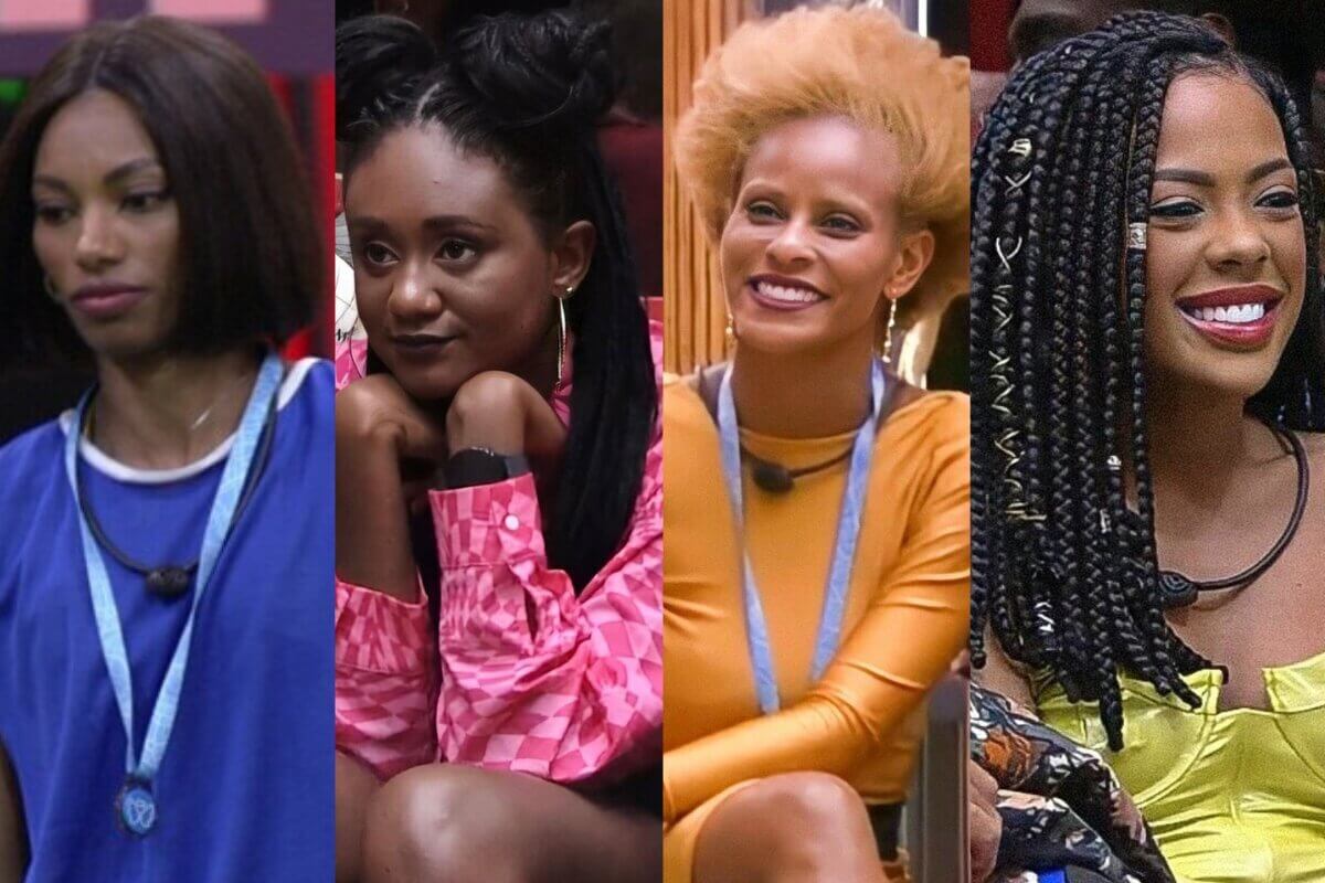 Participantes com cabelo cacheado e crespo BBB23