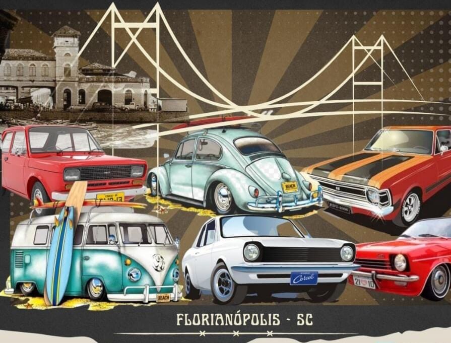 Ponte Hercílio Luz será sede de encontro de carros antigos