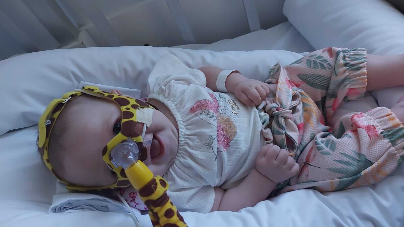 Cecília Brunn tem quatro meses e mora em Ituporanga