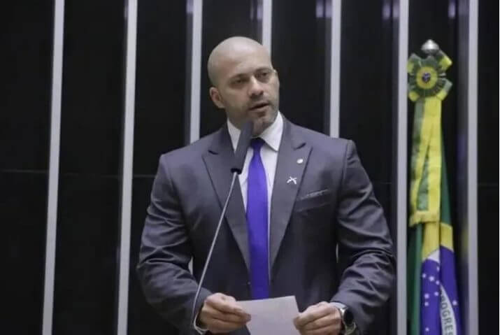 Daniel Silveira foi preso no Rio de Janeiro