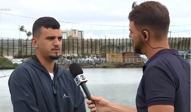 Barman salvou duas pessoas na segunda-feira