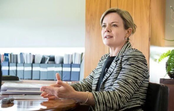 Gleisi Hoffmann, presidente nacional do PT