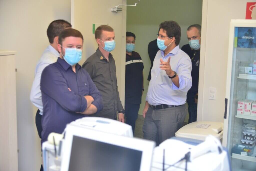 Visita em janeiro foi em hospital de Aparecida de Goiânia