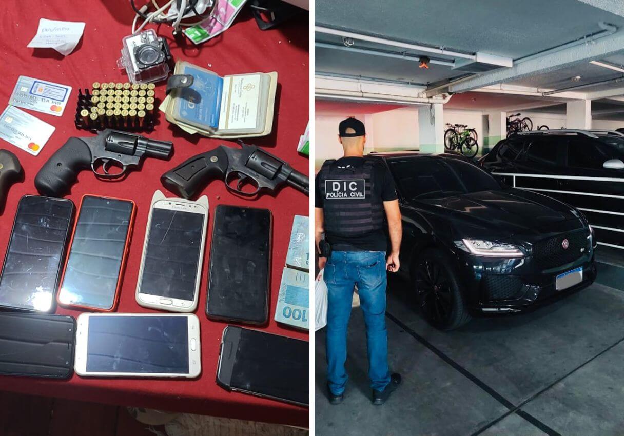 Apreensões na Operação Estrangeiro em SC