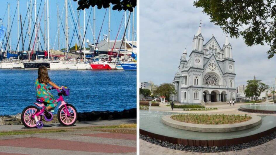 Cidade oferece diferentes atrações para quem visitar o local