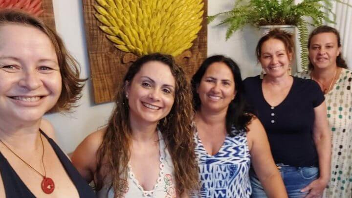 Iraci Seefeldt, Valéria Nunes, Mônica Almeida, Maria Ivonete Peixer e Patrícia da Silva: coletivo terá mandato de 30 dias