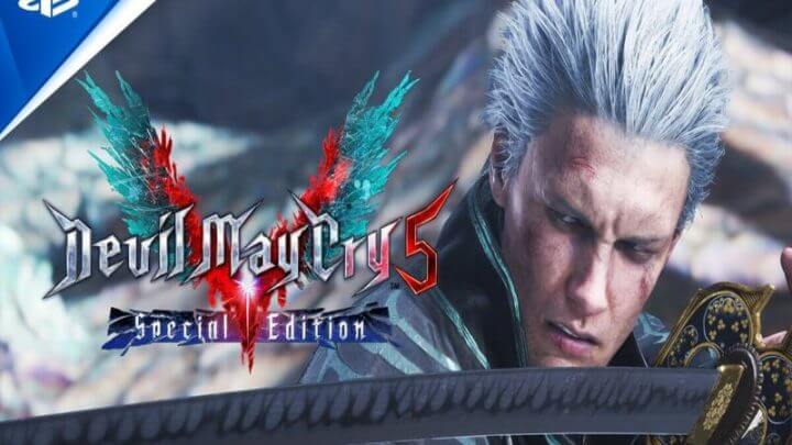 Capa do jogo Devil May Cry 5