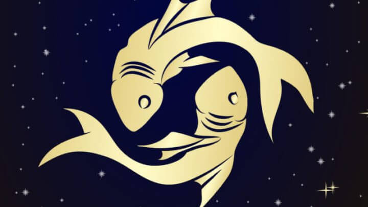 Ilustração do signo de Peixes