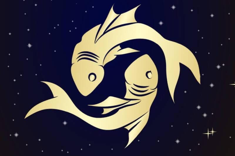 Ilustração do signo de Peixes