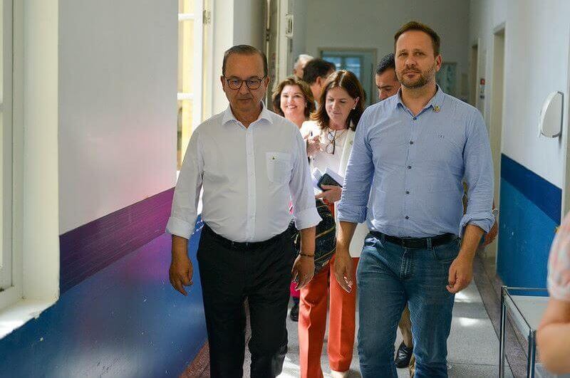 Anúncio do repasse foi feito pelo governador Jorginho Mello em visita ao hospital