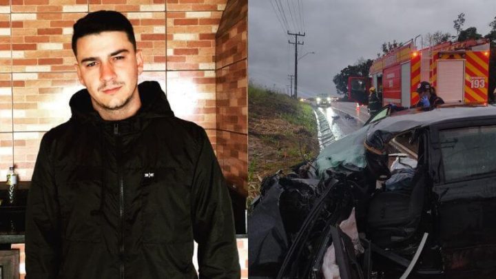 Jovem motorista morreu no local