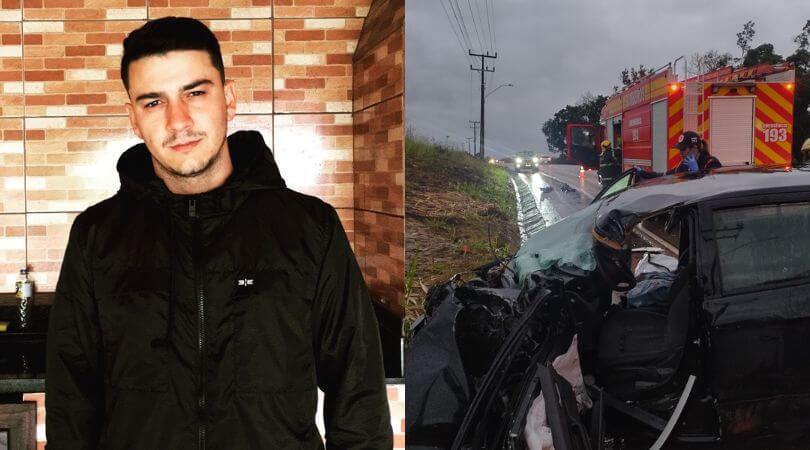 Jovem motorista morreu no local