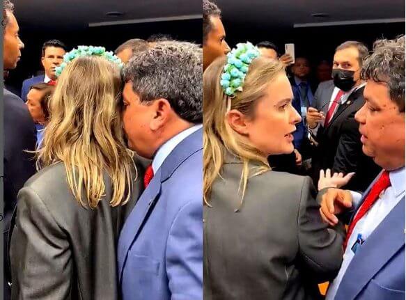Suposto assédio ocorreu durante sessão da Câmara dos Deputados (Foto: Reprodução)