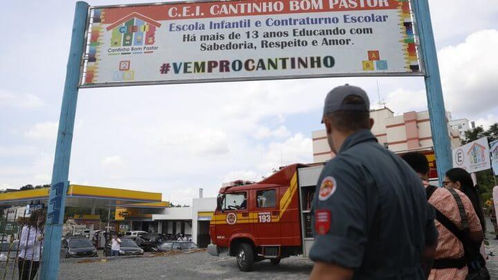 Ataque a creche em Blumenau deixa quatro crianças mortas