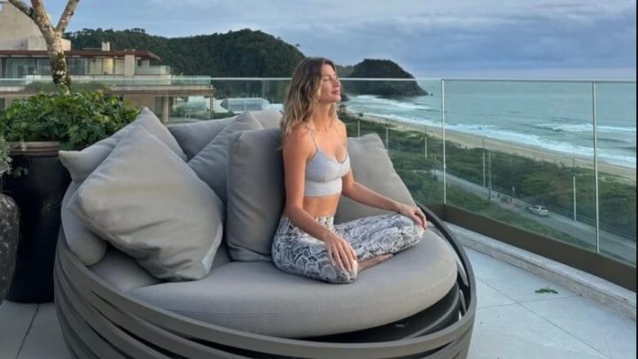 Gisele Bündchen em apartamento no Bravíssima