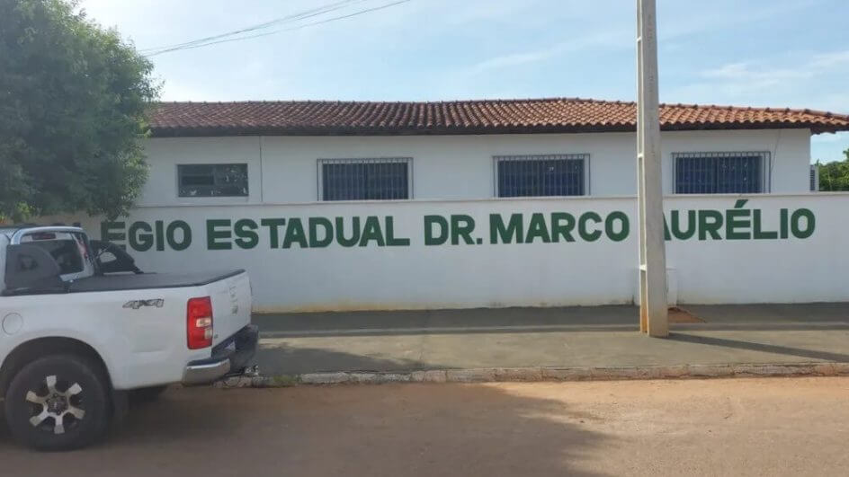 Crime ocorreu em colégio estadual (Foto: Redes sociais, reprodução)