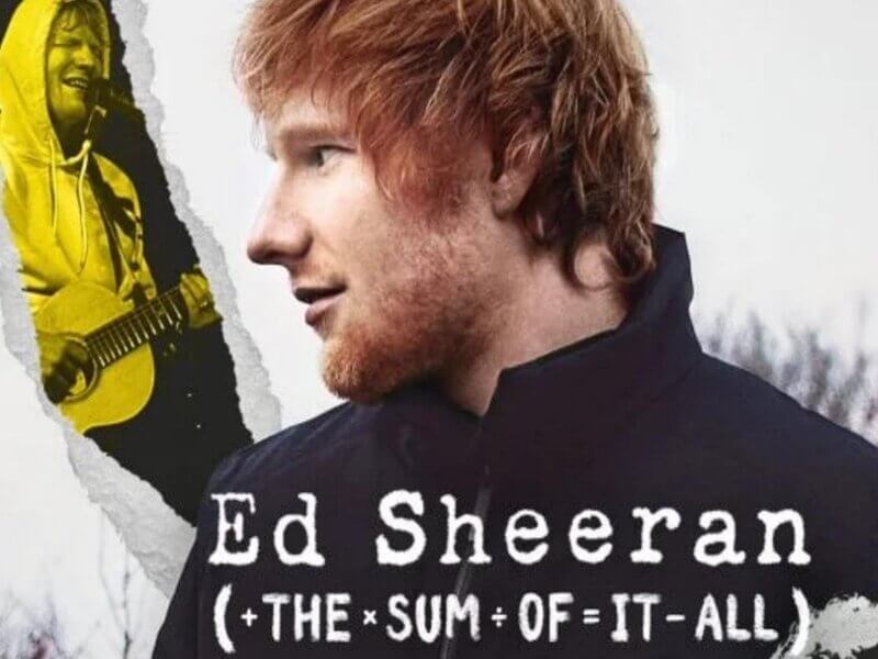 Capa do documentário do cantor Ed Sheeran