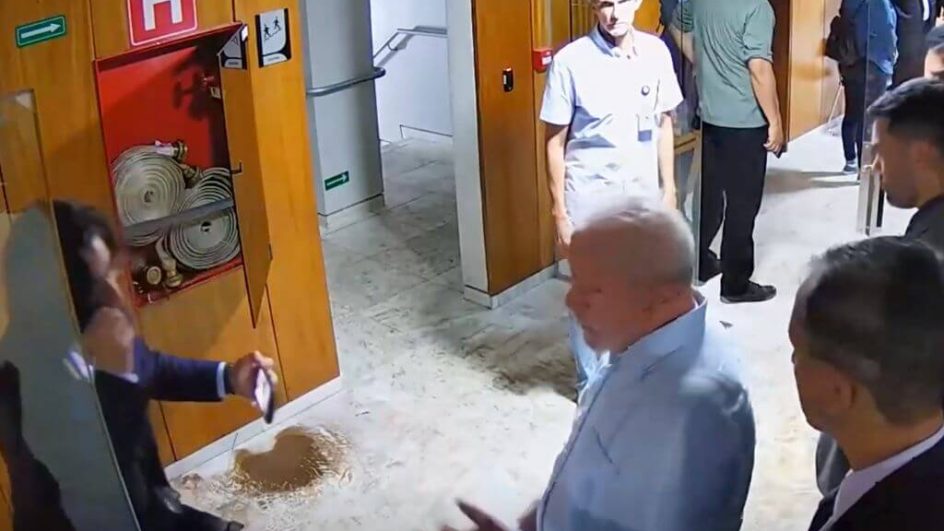 Vídeo mostra Lula após depredação em Brasília