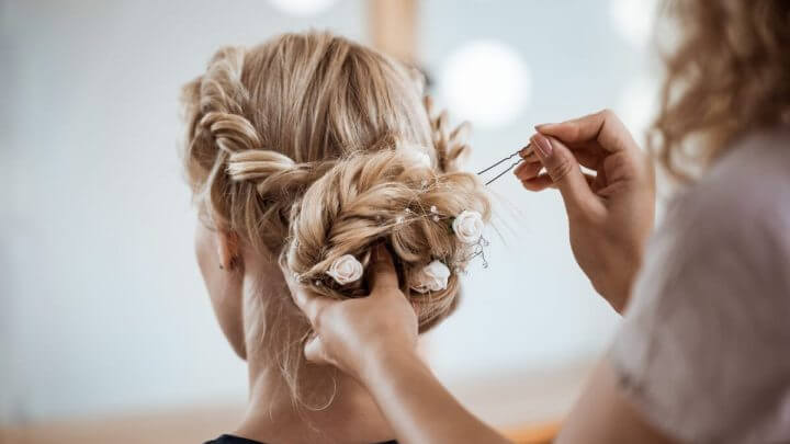 Penteado de noiva - Coque