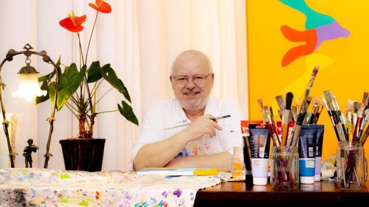 Artista Luiz Arthur Montes Ribeiro expõe em São Joaquim.