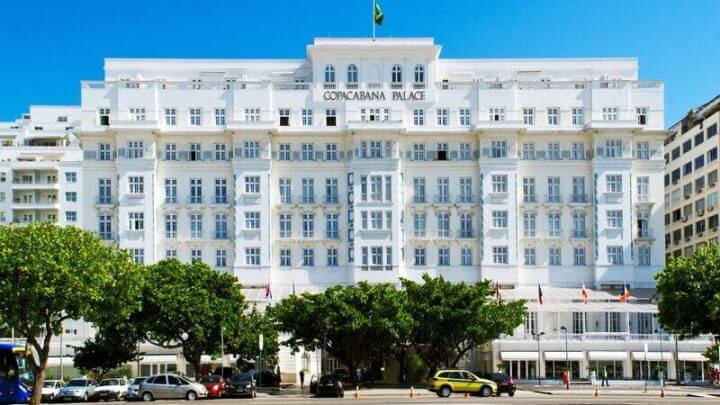 Fachada do hotel Copacabana Palace