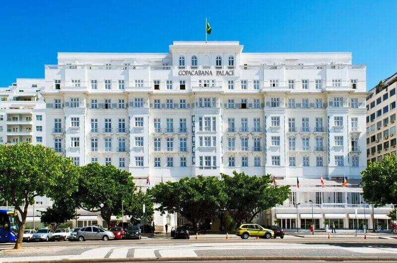 Fachada do hotel Copacabana Palace