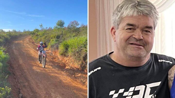 Piloto moto rally