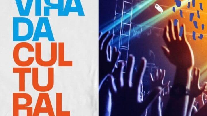 Imagem com logo da Virada Cultural