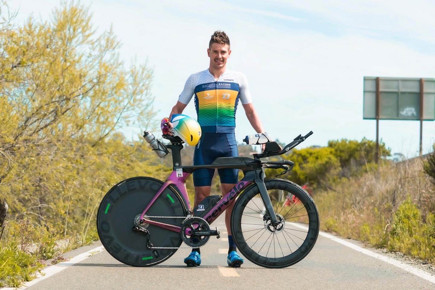 André Lopes em prova do Ironman Brasil