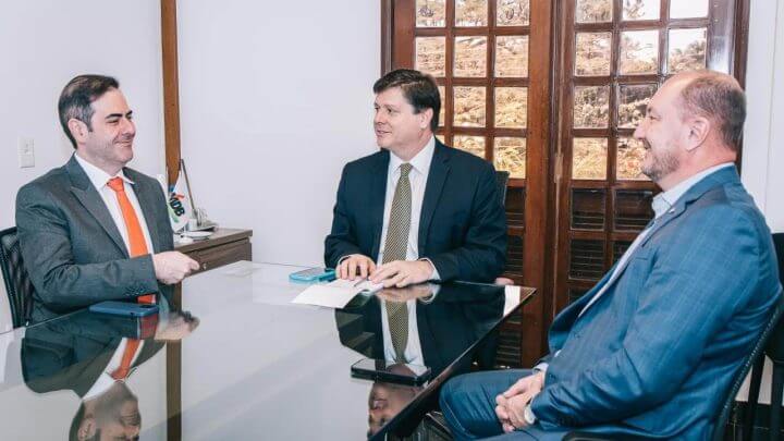 Caros Chiodini, Baleia Rossi e Mauro de Nadal