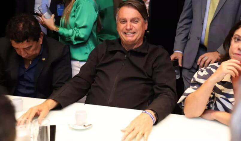 Bolsonaro foi um dos alvos dos mandados (Foto: Liberal Party / AFP)
