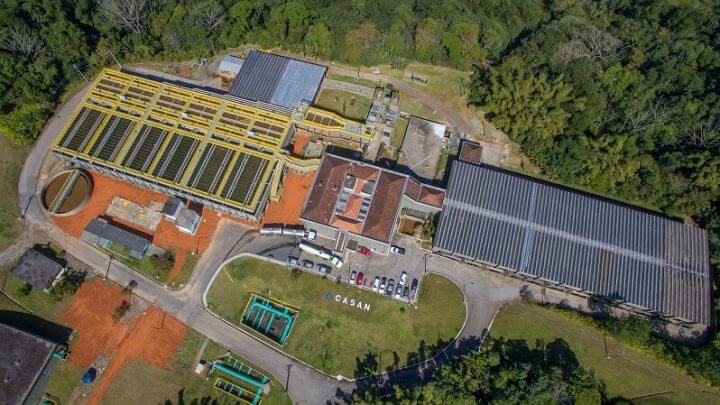 Estação de tratamento de água da Casan