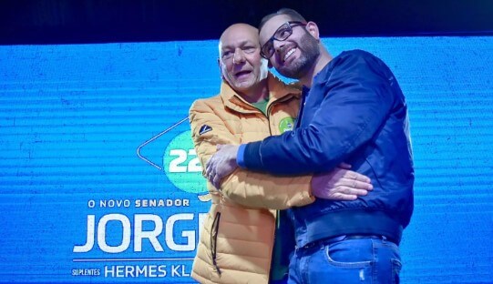 Luciano Hang e Jorge Seif