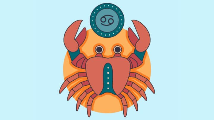 Caranguejo - símbolo do signo de Câncer