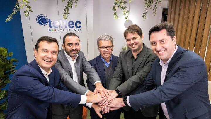 Diego Ramos, CEO, e os diretores Alexandre M. S. P. Moraes, Glauco Ramos (Fundador), Cesar Schmitzhaus e Rafael Araújo