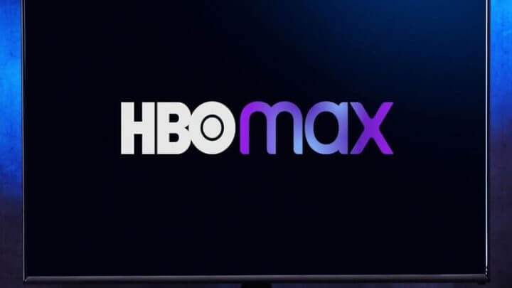 Logo da HBO Max em uma televisão