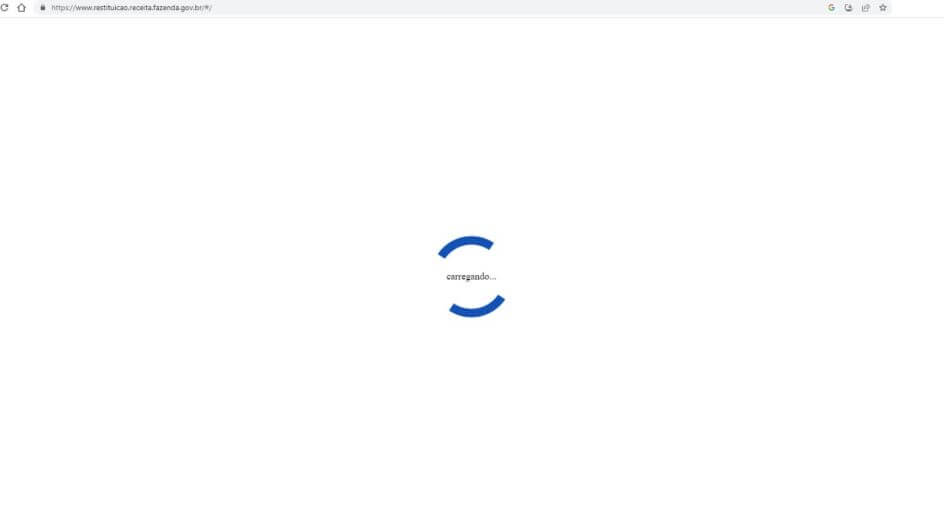 site receita fora do ar