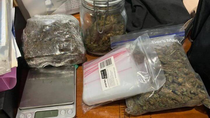 Droga apreendida pela polícia