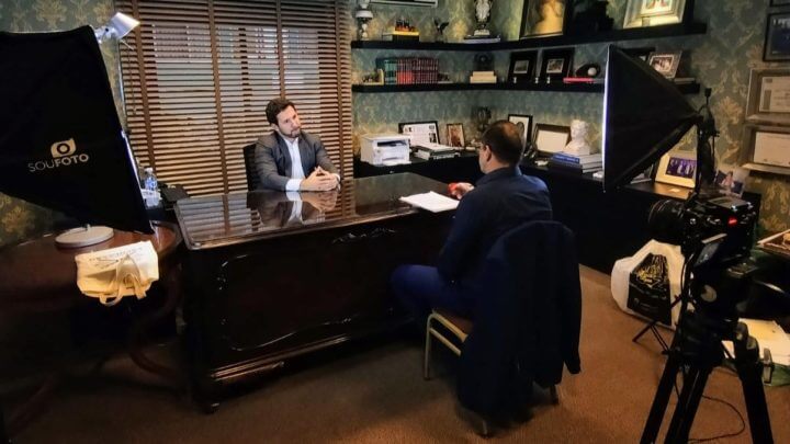Adriano Palma, CEO do Faial Primes Suites, já foi entrevistado para o projeto. Divulgação