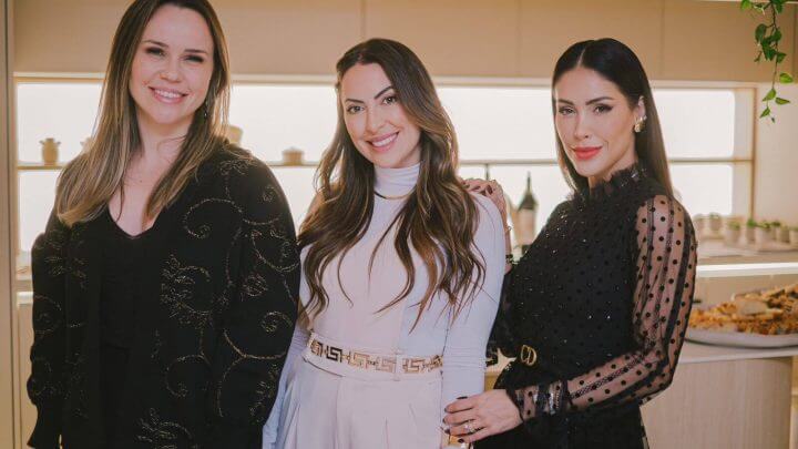 Fabiane Simonetto, Lia Hermann e Bella Falconi