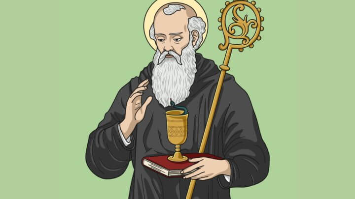Ilustração de São Bento