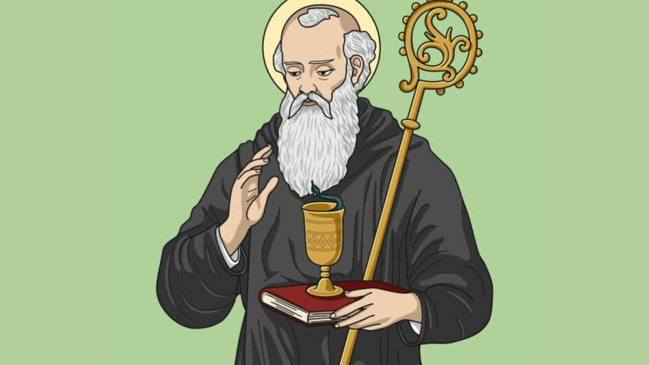 Ilustração de São Bento