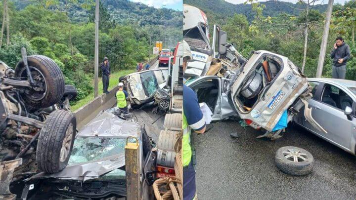 Acidente aconteceu na manhã deste domingo