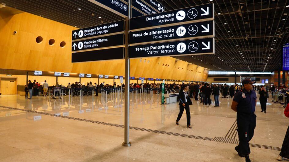 Aeroporto teve todo os voos suspensos