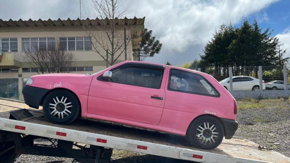 carro da barbie apreendido são joaquim
