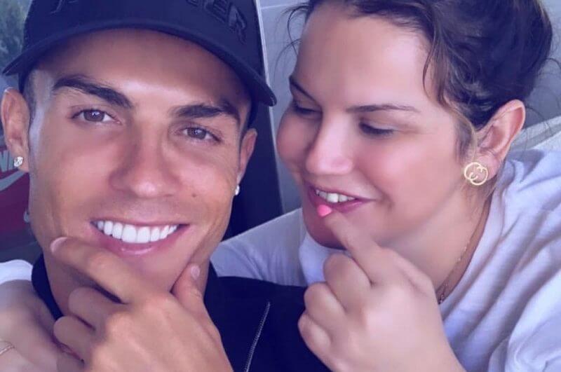 Cristiano Ronaldo com a irmã, Kátia Aveiro